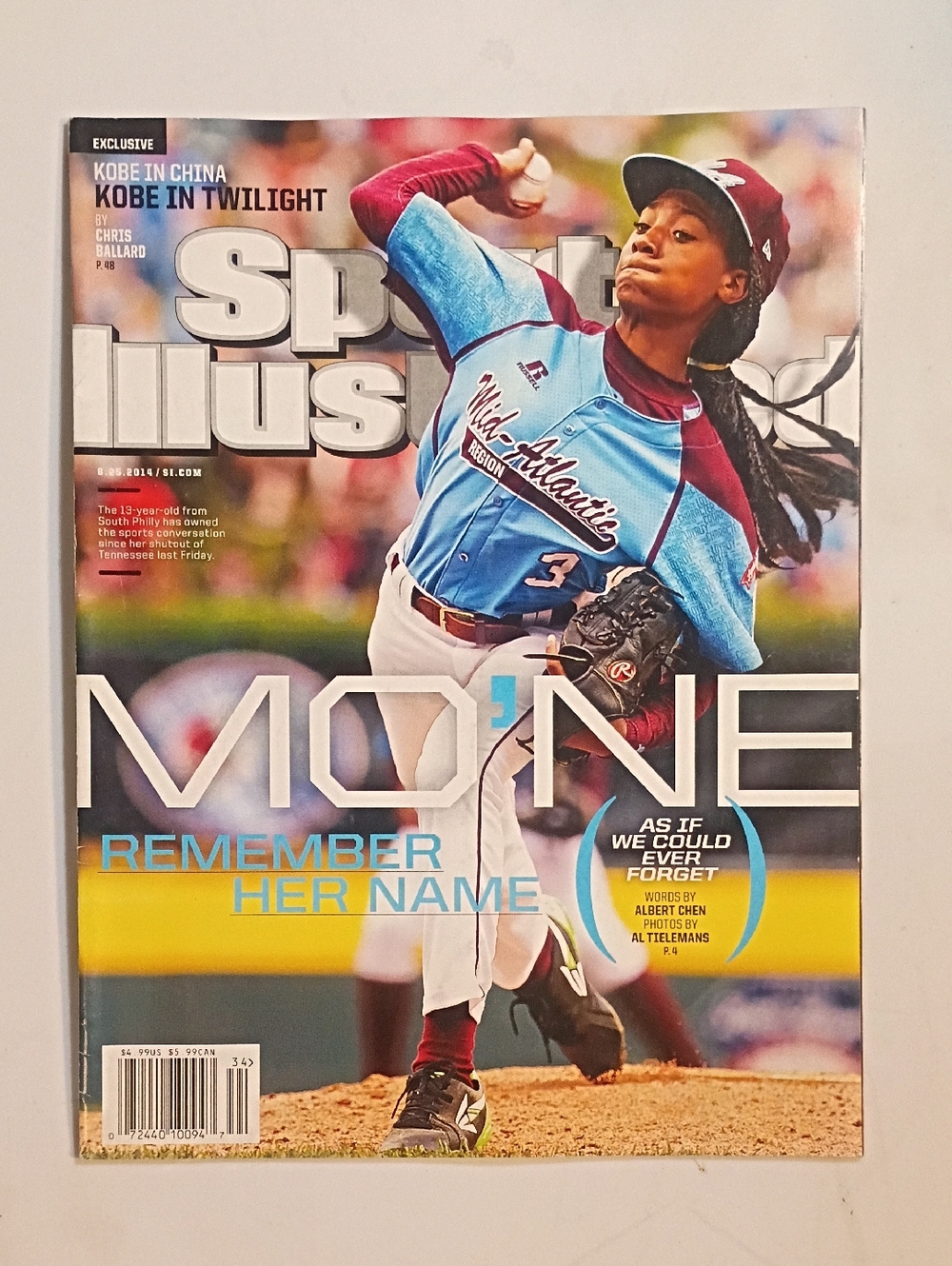Sports Illustrated Magazine 8/25/2014 "MO'NE REMEMBER HER NAME" Near Mint